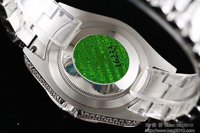 ROLEX勞力士 特別推薦新款 勞力士滿天星鑲鑽系列 電鍍18K金土豪金 純手工四爪鑲鑽 全自動機械表 高檔男表  wssb4600